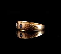 Antique Victorian Sapphire & Diamond Ring, 15ct Gold (8 of 12) Antique Victorian Sapphire & Diamond Ring, 15ct Gold (8 of 12)