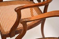 Pair of Antique Satinwood Cane Seated Armchairs (7 of 12) Pair of Antique Satinwood Cane Seated Armchairs (7 of 12)