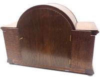 Solid Oak Hat Shaped Mantel Clock 8-day by Hac Westminster Chime (10 of 10) Solid Oak Hat Shaped Mantel Clock 8-day by Hac Westminster Chime (10 of 10)