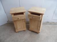Lined Pair of Antique Pine Victorian Bedside Cabinets to wax / paint (6 of 8) Lined Pair of Antique Pine Victorian Bedside Cabinets to wax / paint (6 of 8)