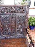 Country Oak Carved Settle Depicting Phoenix 1750 (6 of 13) Country Oak Carved Settle Depicting Phoenix 1750 (6 of 13)
