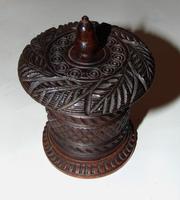 Victorian Carved Hardwood Tobacco Pot (5 of 6) Victorian Carved Hardwood Tobacco Pot (5 of 6)