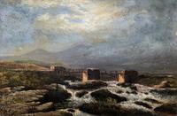 Original 19th Century Period Antique Scottish Highland Bridge Landscape Oil Painting (2 of 11) Original 19th Century Period Antique Scottish Highland Bridge Landscape Oil Painting (2 of 11)