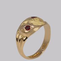 Antique Double Ruby Snake Ring 9ct Gold Vintage Serpent Ring S 1/2 Hallmarked Birmingham 1918 (6 of 8) Antique Double Ruby Snake Ring 9ct Gold Vintage Serpent Ring S 1/2 Hallmarked Birmingham 1918 (6 of 8)