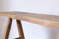 Primitive Built Pine Bench with Spindle Legs (10 of 12) Primitive Built Pine Bench with Spindle Legs (10 of 12)