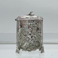 Antique Victorian Sterling Silver Tea Caddy London 1894 George Fox (4 of 12) Antique Victorian Sterling Silver Tea Caddy London 1894 George Fox (4 of 12)