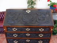 Country Oak Carved Bureau 1760 Superb Fitted Interior (4 of 14) Country Oak Carved Bureau 1760 Superb Fitted Interior (4 of 14)