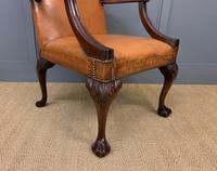 Leather Upholstered Gainsborough Armchair (7 of 12) Leather Upholstered Gainsborough Armchair (7 of 12)