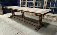 Superb Large French Bleached Walnut Monastery Dining Table (34 of 45) Superb Large French Bleached Walnut Monastery Dining Table (34 of 45)
