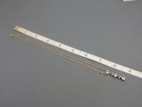 9ct Gold, Blue Zircon & Pearl Necklace (4 of 7) 9ct Gold, Blue Zircon & Pearl Necklace (4 of 7)