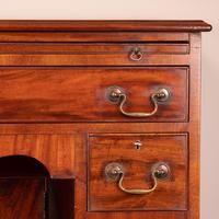Mahogany Kneehole Desk With Brushing Slide (16 of 17) Mahogany Kneehole Desk With Brushing Slide (16 of 17)