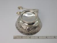 Victorian Silver Sugar Bowl & Tongs (7 of 8) Victorian Silver Sugar Bowl & Tongs (7 of 8)
