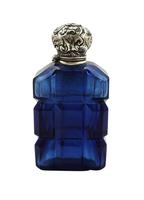 Victorian Silver & Blue Glass Perfume / Scent Bottle c.1880 (10 of 10) Victorian Silver & Blue Glass Perfume / Scent Bottle c.1880 (10 of 10)