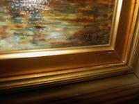 Edwardian oil painting. Harbour scene 1909 (2 of 6) Edwardian oil painting. Harbour scene 1909 (2 of 6)