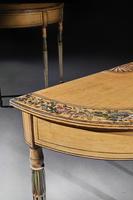 Fine Pair of Georgian Painted Demi-Lune Pier Tables (4 of 10) Fine Pair of Georgian Painted Demi-Lune Pier Tables (4 of 10)