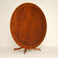 Antique Regency Style Inlaid Mahogany Tillman Dining Table (3 of 10) Antique Regency Style Inlaid Mahogany Tillman Dining Table (3 of 10)