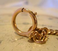 Antique Pocket Watch Chain 1890s French Victorian 14ct Rose Gold Filled Albert (8 of 12) Antique Pocket Watch Chain 1890s French Victorian 14ct Rose Gold Filled Albert (8 of 12)