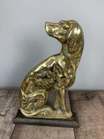 Victorian Brass Dog Doorstop Door Stop on Cast Iron Plinth Door Porter (5 of 5) Victorian Brass Dog Doorstop Door Stop on Cast Iron Plinth Door Porter (5 of 5)
