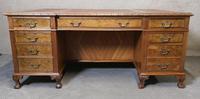 Antique Burr Walnut Partners Desk (2 of 12) Antique Burr Walnut Partners Desk (2 of 12)