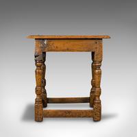 Small Antique Joint Stool, Oak, Seat, Side Table, Jacobean Revival, Victorian (7 of 11) Small Antique Joint Stool, Oak, Seat, Side Table, Jacobean Revival, Victorian (7 of 11)