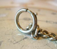 Antique Pocket Watch Chain 1890s Victorian Large Silver Nickel Graduated Link Albert (9 of 10) Antique Pocket Watch Chain 1890s Victorian Large Silver Nickel Graduated Link Albert (9 of 10)