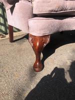 Pair of Antique English Upholstered Wing Armchairs (3 of 10) Pair of Antique English Upholstered Wing Armchairs (3 of 10)