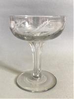 Unusual Victorian Etched Hollow Stem Champagne Glass (2 of 4) Unusual Victorian Etched Hollow Stem Champagne Glass (2 of 4)