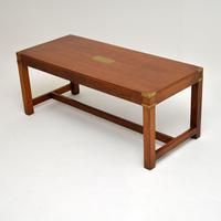 Antique Mahogany Military Campaign Style Coffee Table (3 of 6) Antique Mahogany Military Campaign Style Coffee Table (3 of 6)