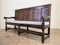18th Century Panelled Oak Settle (8 of 10) 18th Century Panelled Oak Settle (8 of 10)