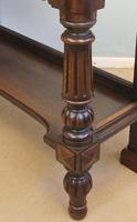 Antique Oak Victorian Shaped Sideboard Server (8 of 15) Antique Oak Victorian Shaped Sideboard Server (8 of 15)