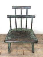 Unusual Primitive Style Painted Stick Chair (2 of 10) Unusual Primitive Style Painted Stick Chair (2 of 10)