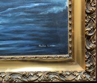 Large Fabulous Vintage 20th Century Maritime Naval Battle Ships Seascape Oil Painting (11 of 12) Large Fabulous Vintage 20th Century Maritime Naval Battle Ships Seascape Oil Painting (11 of 12)