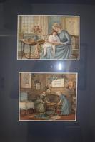 Antique Original Watercolour - Twin Interior Scenes - Mary Sophia Godlee 1860-1932 (2 of 5) Antique Original Watercolour - Twin Interior Scenes - Mary Sophia Godlee 1860-1932 (2 of 5)