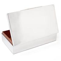 Large Edwardian Plain Silver Goldsmiths & Silversmiths Table Cigar Box (3 of 4) Large Edwardian Plain Silver Goldsmiths & Silversmiths Table Cigar Box (3 of 4)