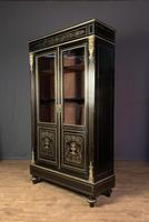 French Napoleon III Inlaid Brass Bookcase (9 of 11) French Napoleon III Inlaid Brass Bookcase (9 of 11)