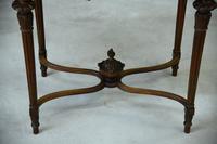 Antique French Walnut & Marble Table (4 of 8) Antique French Walnut & Marble Table (4 of 8)