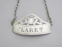 George III Irish Silver Wine Label ' Claret' by Benjamin Tait, Dublin c.1790 (5 of 9) George III Irish Silver Wine Label ' Claret' by Benjamin Tait, Dublin c.1790 (5 of 9)