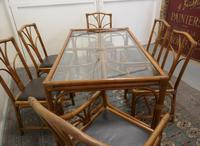 Regency Style Simulated Bamboo Conservatory Table & 6 Chairs (4 of 7) Regency Style Simulated Bamboo Conservatory Table & 6 Chairs (4 of 7)