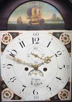 19thc English 8 Day Longcase Clock Mahogany Case Galleon Painted Dial Grandfather Clock (16 of 19) 19thc English 8 Day Longcase Clock Mahogany Case Galleon Painted Dial Grandfather Clock (16 of 19)