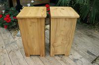 Fantastic & Large Pair of Old Stripped Pine Bedside Cabinets - We Deliver! (8 of 9) Fantastic & Large Pair of Old Stripped Pine Bedside Cabinets - We Deliver! (8 of 9)