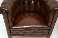 Pair of Antique Swedish Leather Chesterfield Armchairs (6 of 12) Pair of Antique Swedish Leather Chesterfield Armchairs (6 of 12)