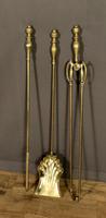 Good Set of Late Victorian Brass Andirons (6 of 6) Good Set of Late Victorian Brass Andirons (6 of 6)