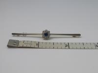 Art Deco, 15ct Gold Diamond & Sapphire Brooch (4 of 7) Art Deco, 15ct Gold Diamond & Sapphire Brooch (4 of 7)