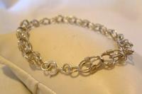 Vintage Silver Bracelet 1970s Wire Coil Links 7 1/4" Length (2 of 9) Vintage Silver Bracelet 1970s Wire Coil Links 7 1/4" Length (2 of 9)