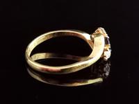 Antique Diamond & Sapphire Crossover Ring, 18ct Gold (5 of 12) Antique Diamond & Sapphire Crossover Ring, 18ct Gold (5 of 12)