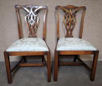 Set of Eight Mahogany Chippendale Style Chairs G.t.rackstraw - Droitwich (7 of 12) Set of Eight Mahogany Chippendale Style Chairs G.t.rackstraw - Droitwich (7 of 12)
