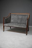 Mahogany & Satinwood Small Sofa (10 of 11) Mahogany & Satinwood Small Sofa (10 of 11)