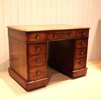 Late 19th Century Mahogany Pedestal Desk (1 of 13)
