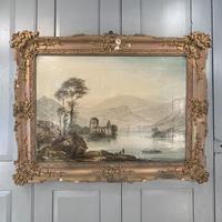 Antique landscape oil painting of Kilchurn Castle ruins Loch Awe signed J Ewbank RSA Edinburgh (4 of 10) Antique landscape oil painting of Kilchurn Castle ruins Loch Awe signed J Ewbank RSA Edinburgh (4 of 10)