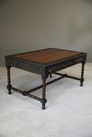 Antique Anglo Indian Carved Padouk Library Table (25 of 34) Antique Anglo Indian Carved Padouk Library Table (25 of 34)